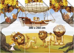 Dětská tapeta lvi (3)