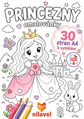 Princezny – omalovánky k vytištění