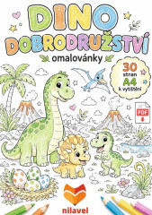 Dino dobrodružství – omalovánky k vytištění