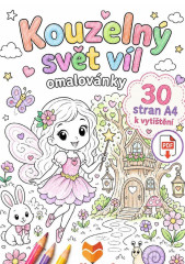 Kouzelný svět víl – omalovánky k vytištění