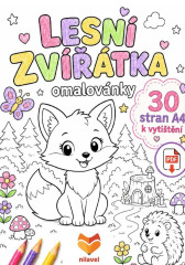 Lesní zvířátka – omalovánky k vytištění