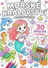 Mořské království – omalovánky k vytištění