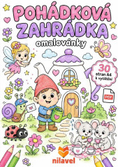 Pohádková zahrádka – omalovánky k vytištění